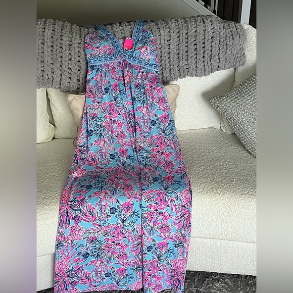 NWT Lilly Pulitzer Serena V-neck Maxi Dress - Picture 7 of 8